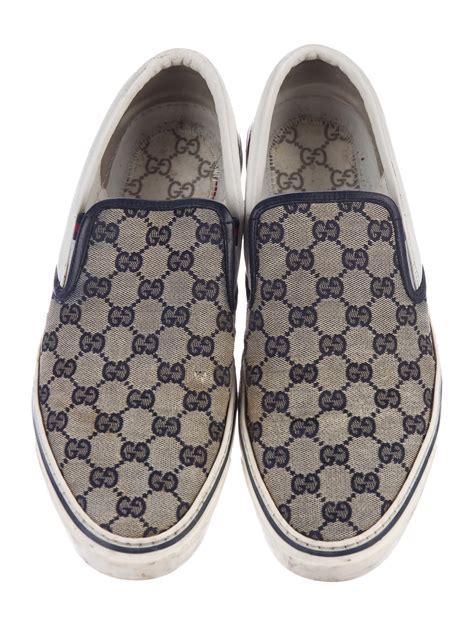 gucci men's slip on shoes|gucci flat shoes for men.